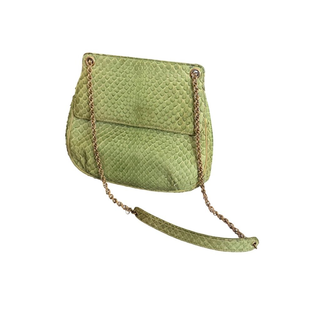 Vintage Green  Crossbody Bag With